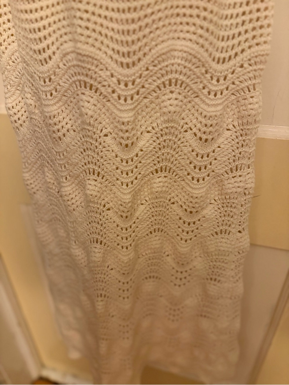 Rachel Zoe Cream Crochet Tank Swim Coverup - Picture 9 of 15